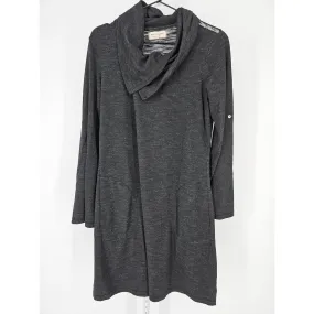 Max Studio Weekend Womens Sz S Cowl Neck Long Sleeve Sweater Dress Knee Length