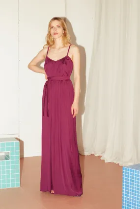 MEFYA flowing pink bridesmaid dress