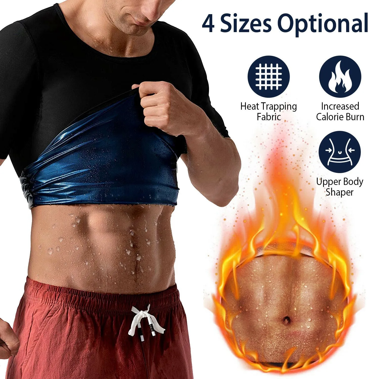 Men's Heat Trapping Body Shaper Shirt