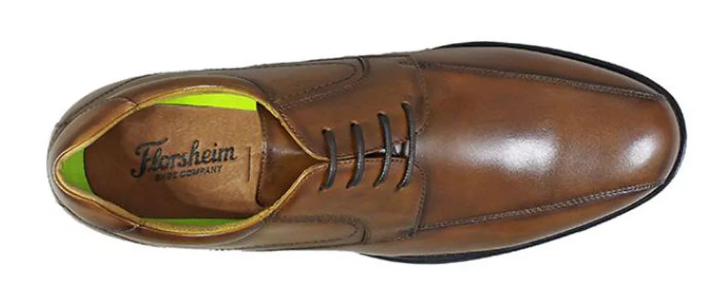 Midtown Bike Toe Oxford in Cognac Smooth by Florsheim