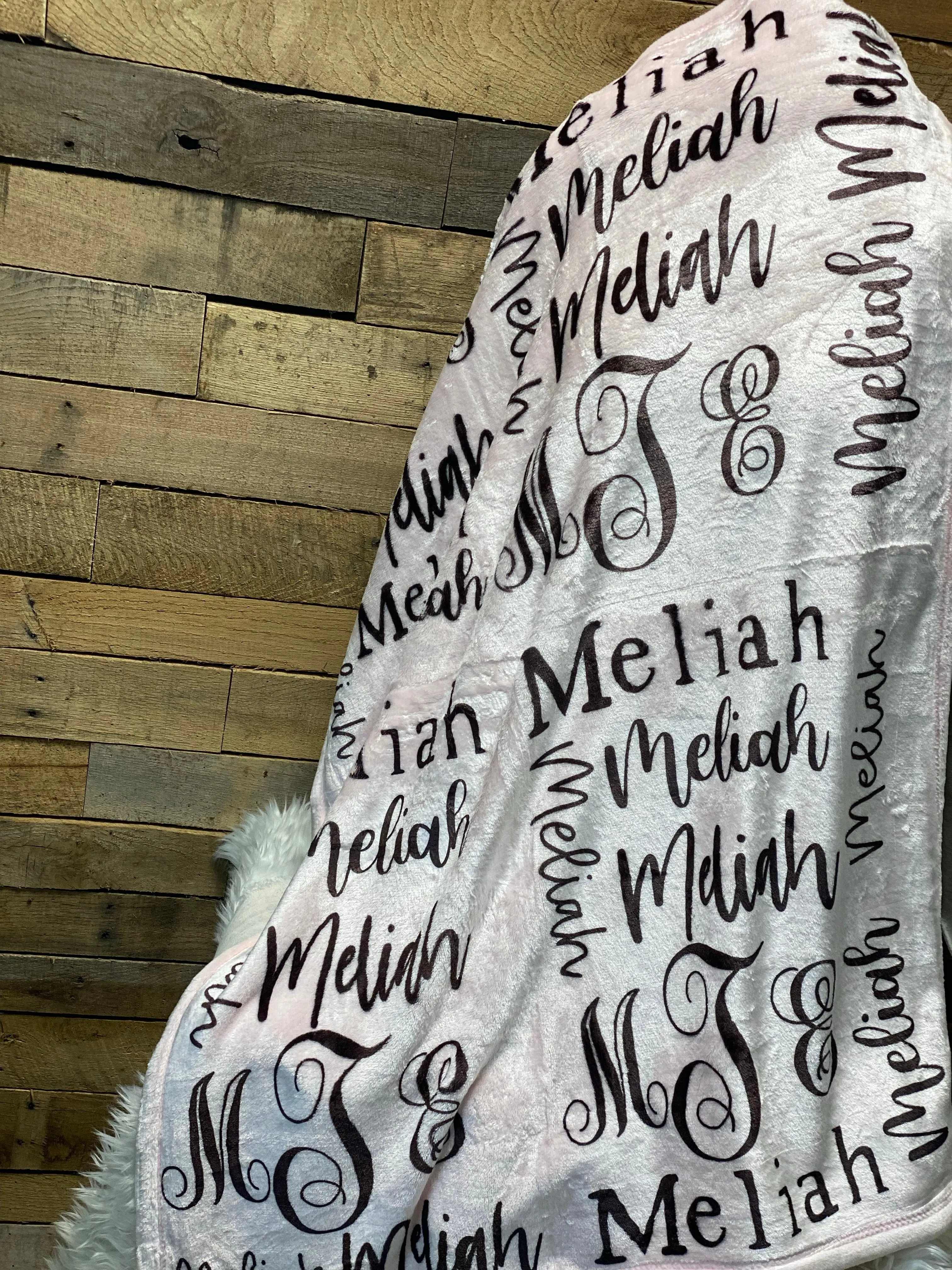 Name Blanket. Microfiber Blanket