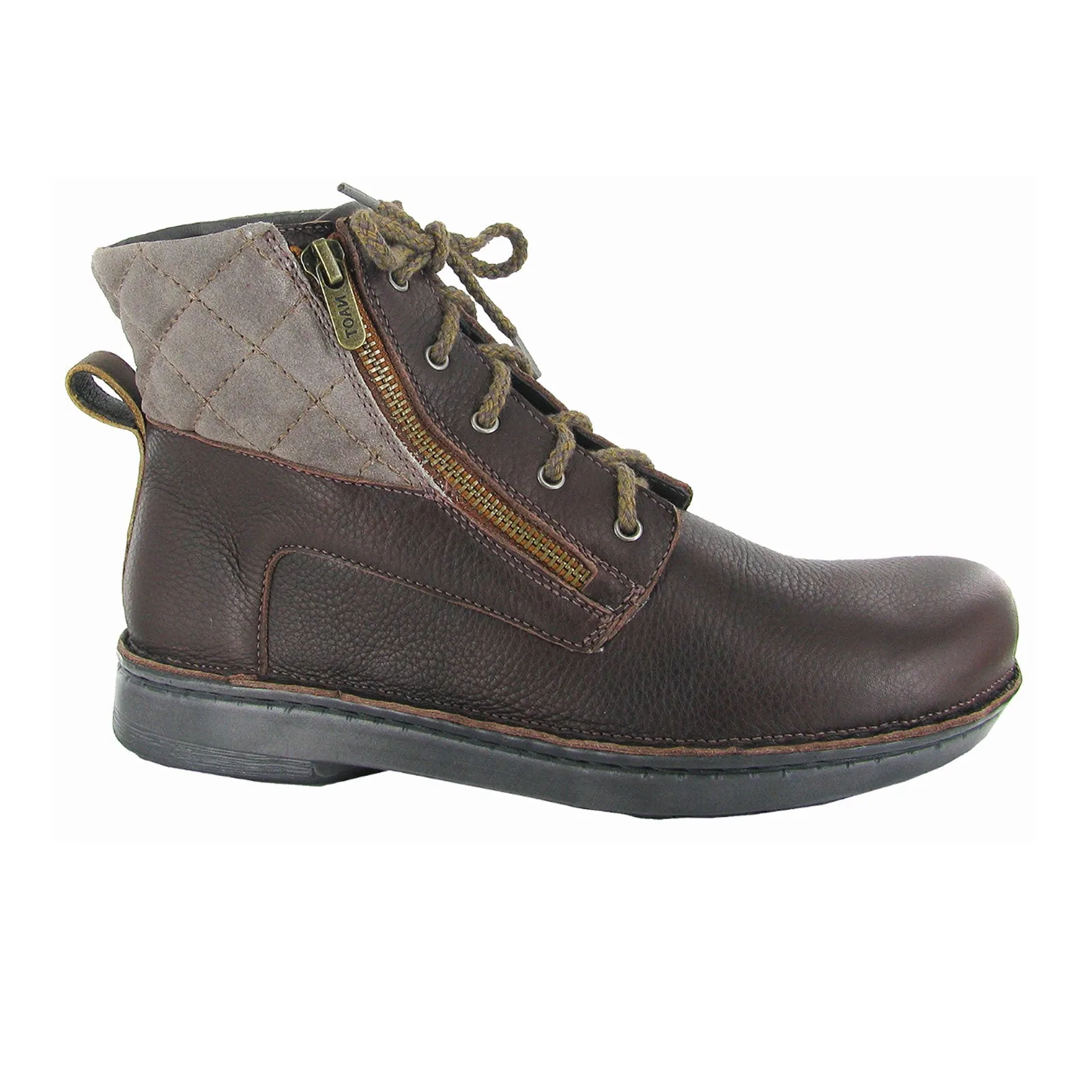 Naot Castera Ankle Boot (Women) - Soft Brown/Taupe Gray/Saddle Brown