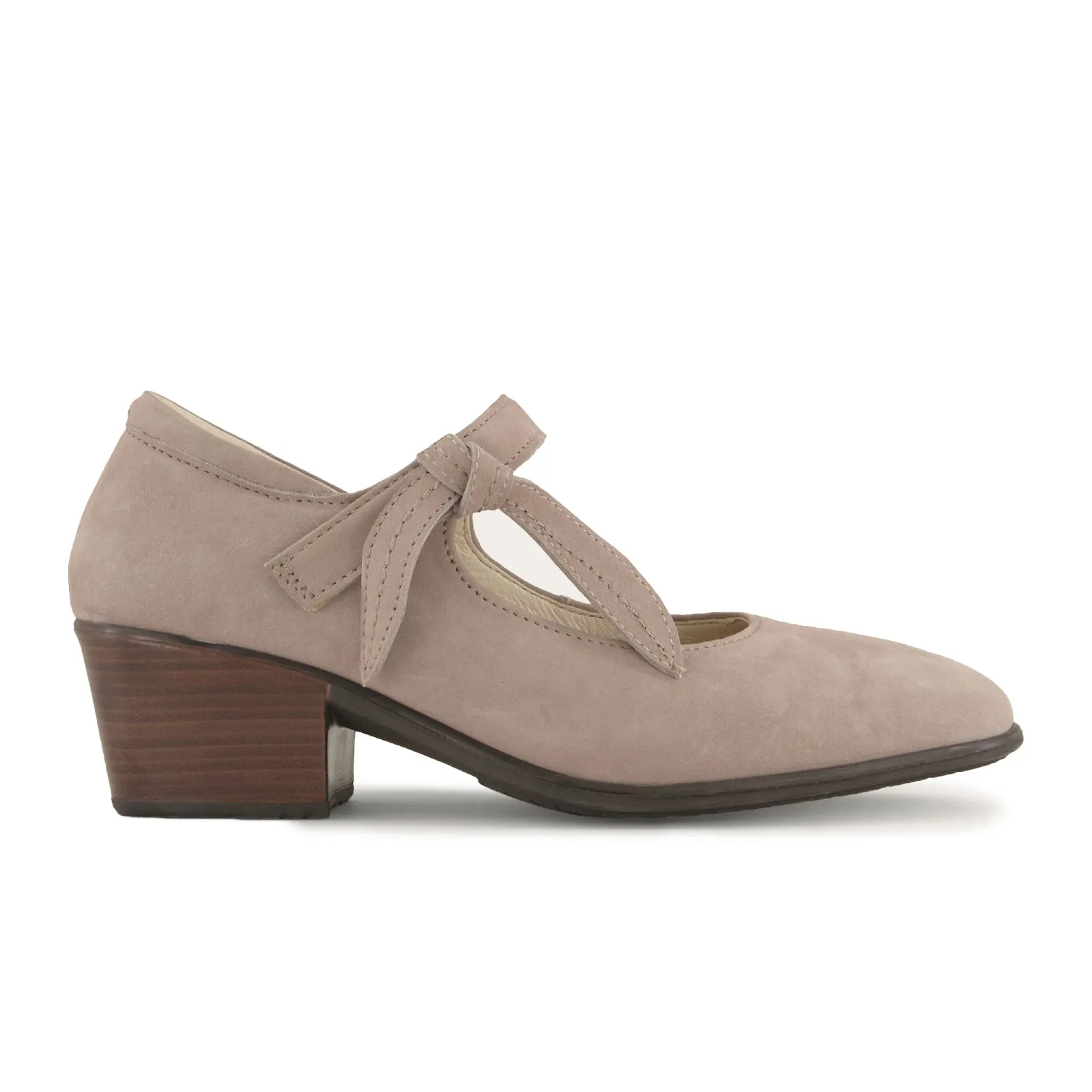 Naot Nobility Heeled Mary Jane (Women) - Stone Nubuck