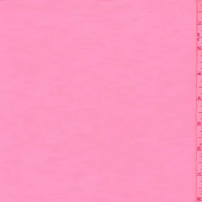 Neon Coral Slubbed Sweater Jersey Knit Fabric