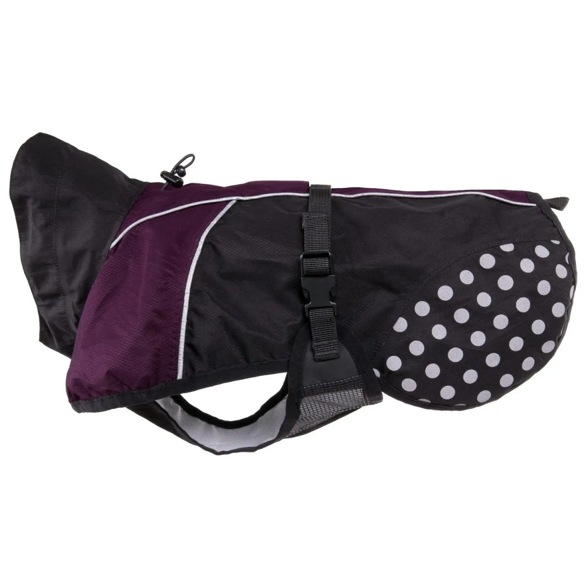 Non-stop Dogwear Beta Pro Raincoat  Black/Purple | Buy Non-stop Dogwear Beta Pro Raincoat  Black/Purple here | Outnorth