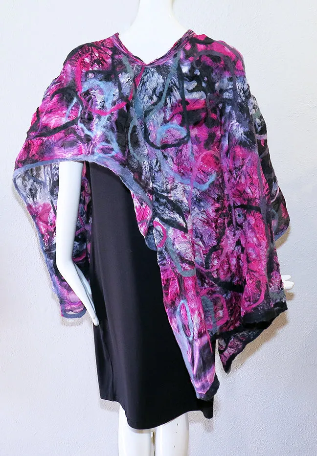 Perla Kopeloff - Nuno Felted Poncho