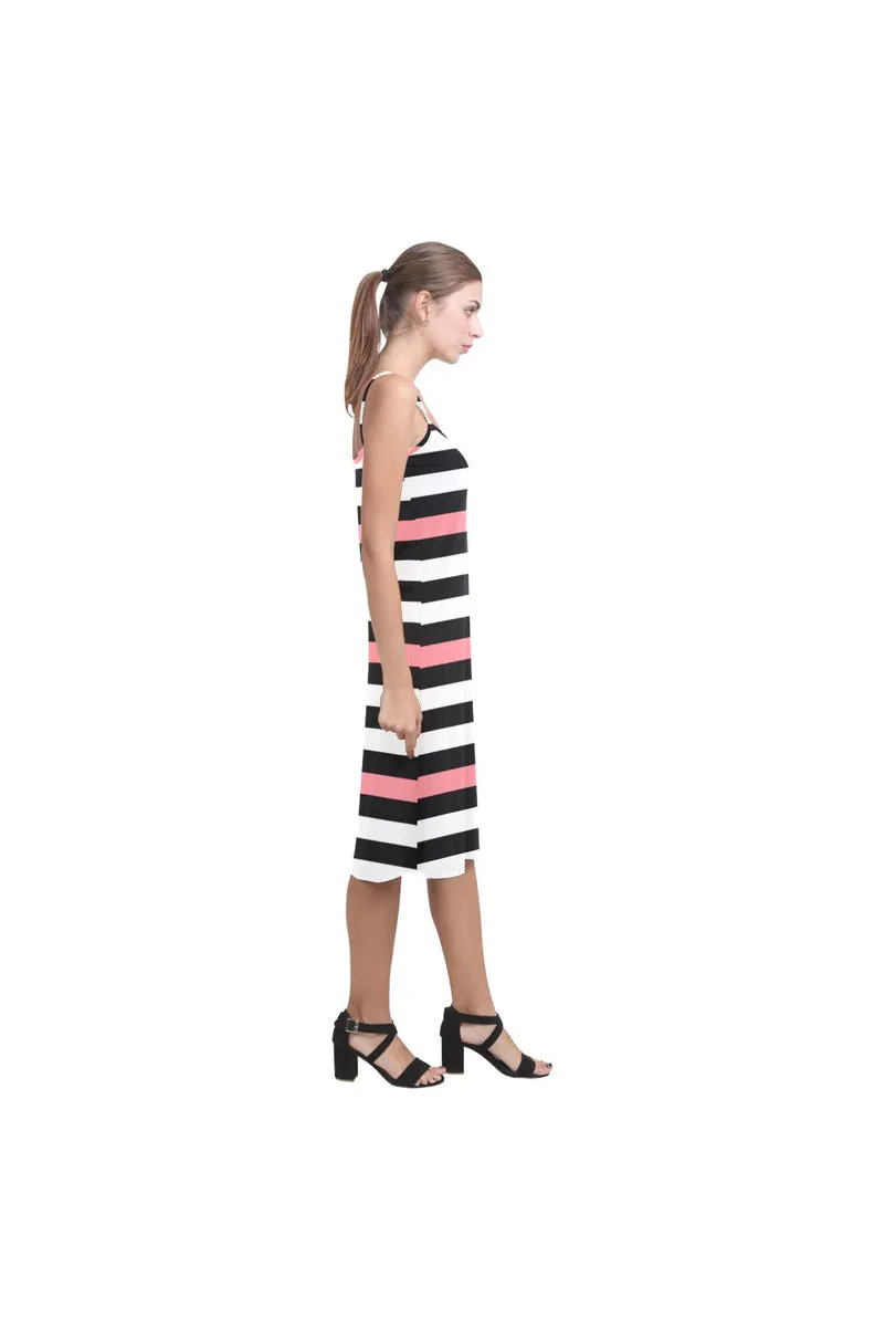 PINK stripe Alcestis Slip Dress (Model D05)