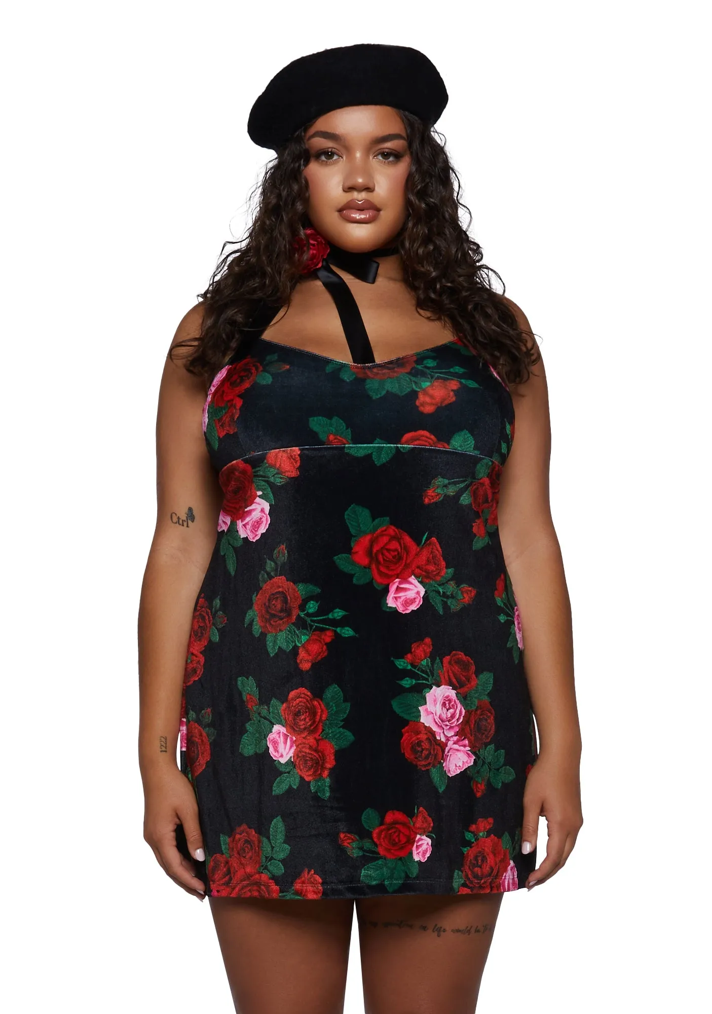 Plus High School Heartthrob Slip Dress