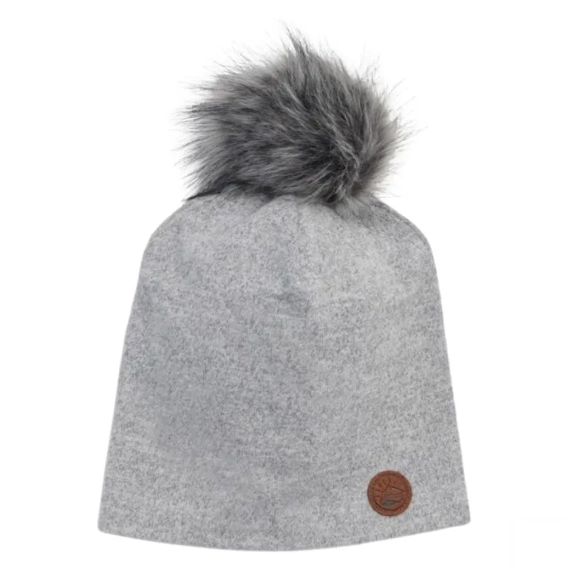 Pom Pom Knit Slouchy Beanie