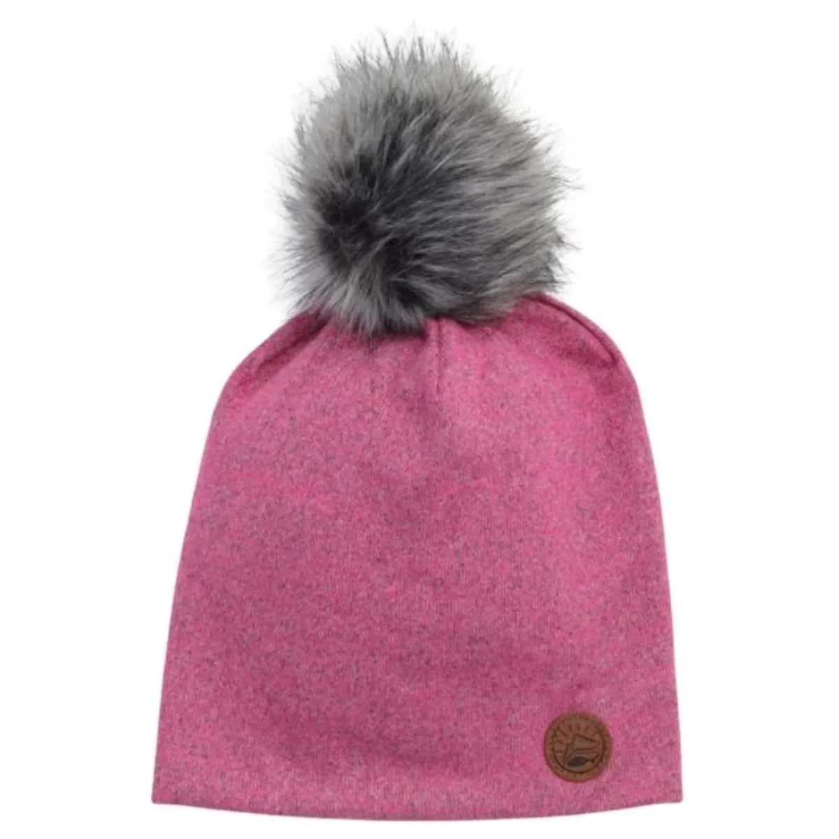 Pom Pom Knit Slouchy Beanie