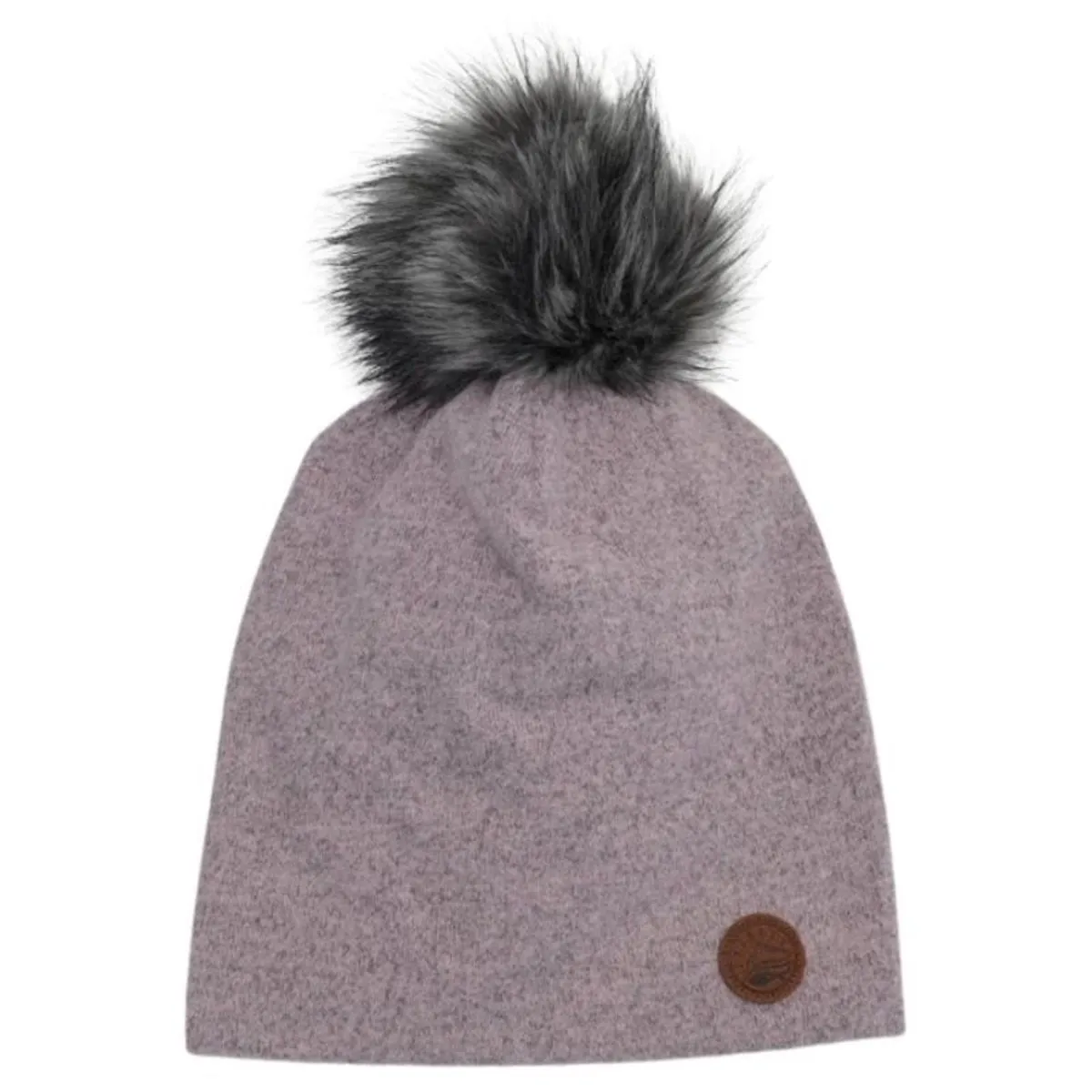 Pom Pom Knit Slouchy Beanie