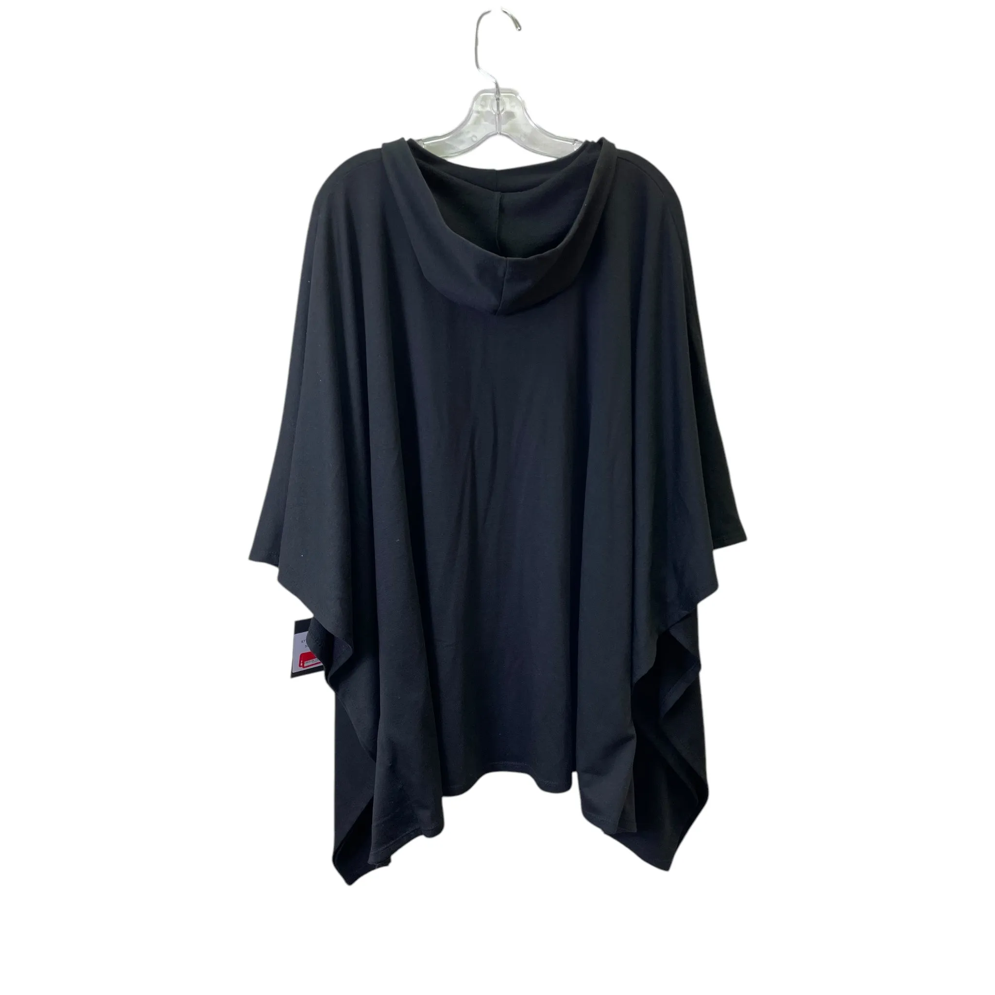 PONCHO by MARINA In BLACK, Size: 1X