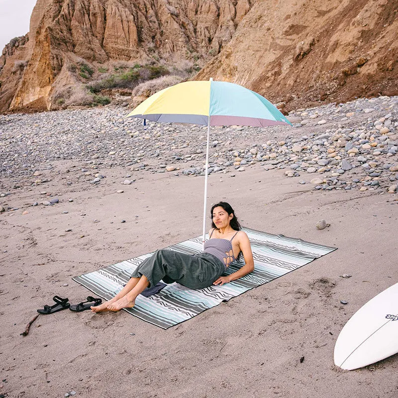 Poncho Towel: Baja Aqua