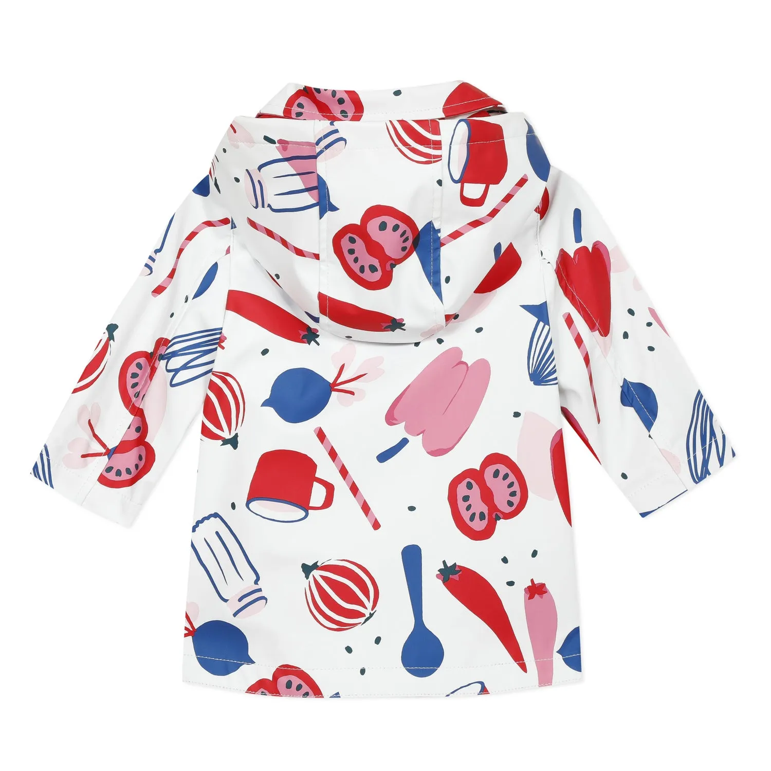 Printed raincoat