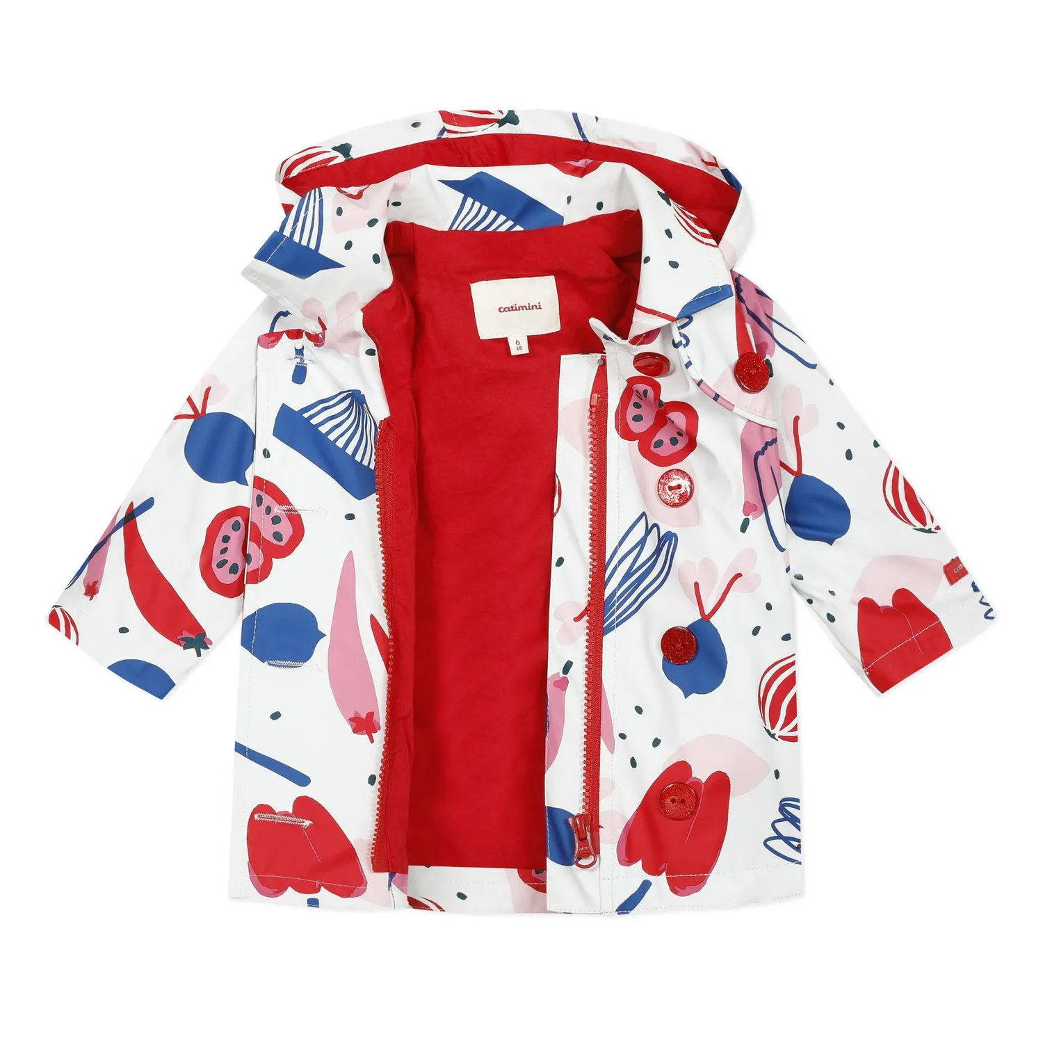 Printed raincoat
