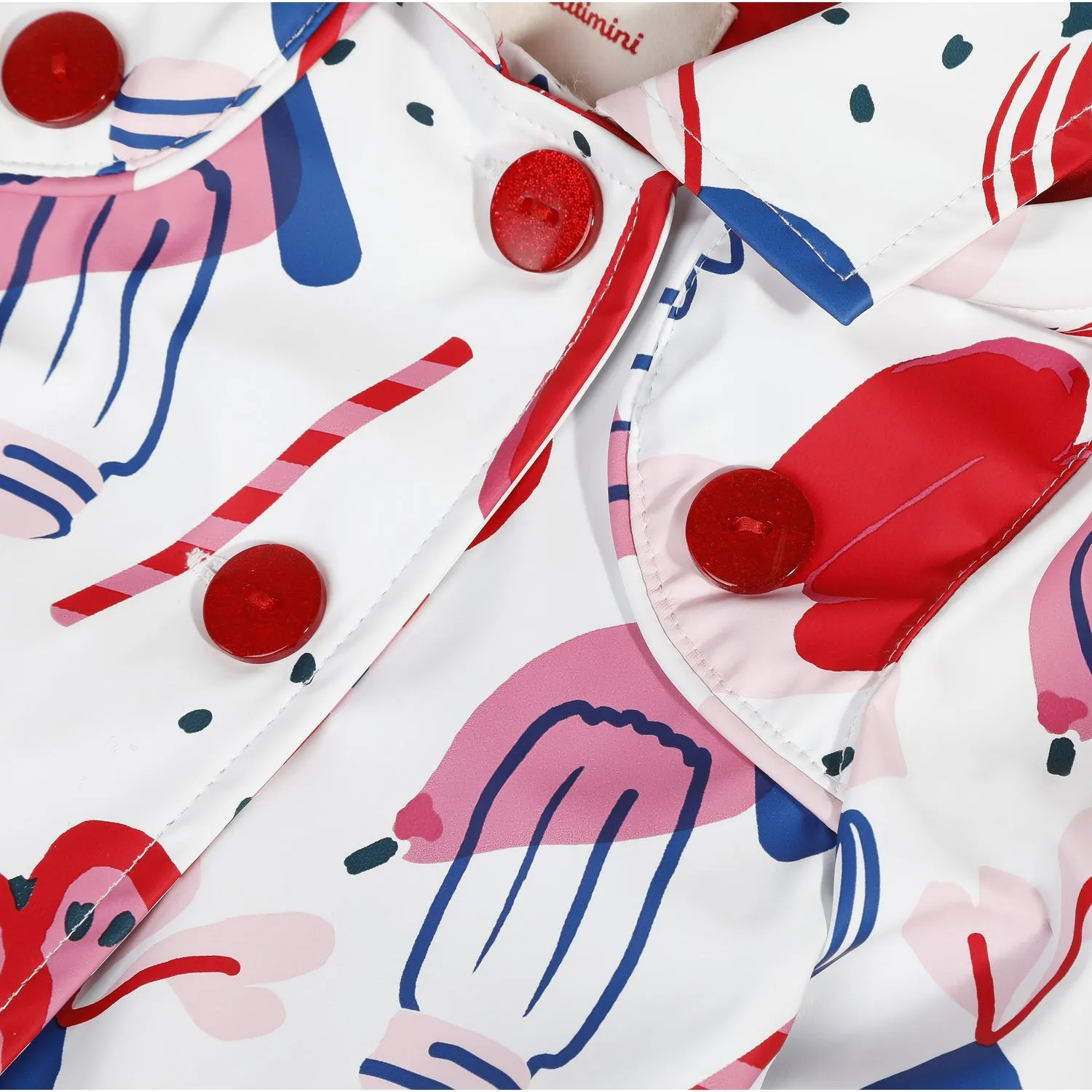 Printed raincoat