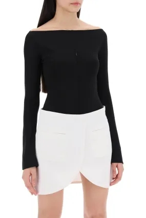 "invisible front zip bodycon dress"