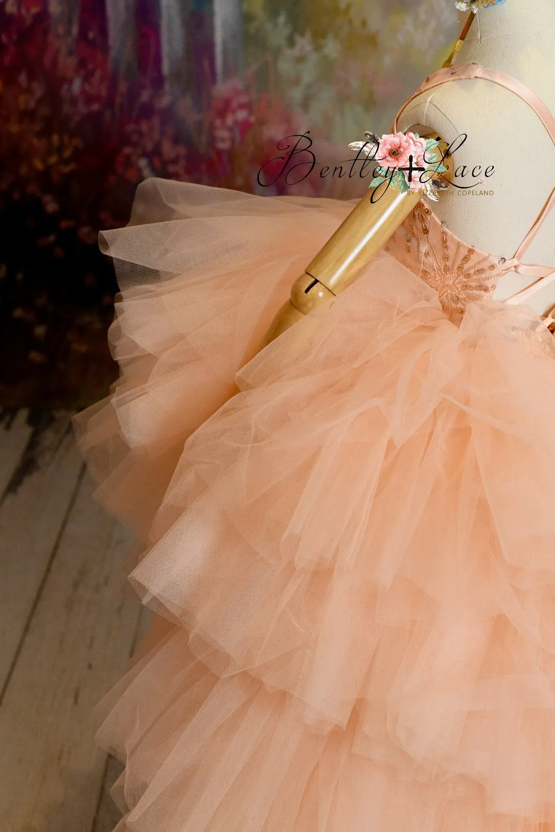 "Star Dazzle"- High Low Length Dress (5 Year - Petite 6 Year)