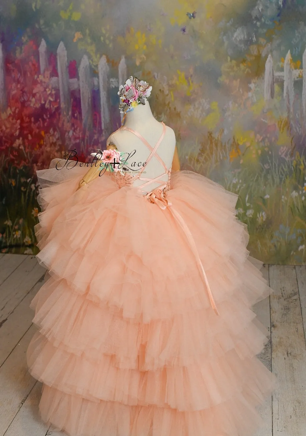 "Star Dazzle"- High Low Length Dress (5 Year - Petite 6 Year)