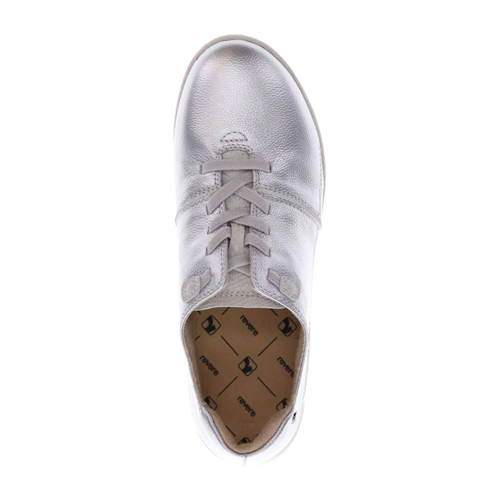 Revere Crete Stretch Lace Sneaker (Women) - Pearl/Oyster Lizard