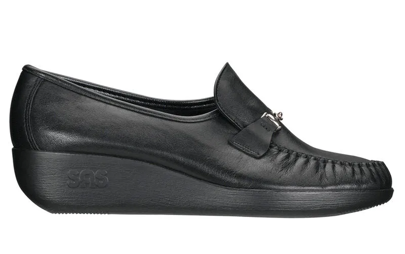 SAS Women's Black Magical Slip On Loafer-MAGICAL black 013-Made in USA-Brandy's Shoes