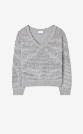 Sequin Mesh Knit Sweater