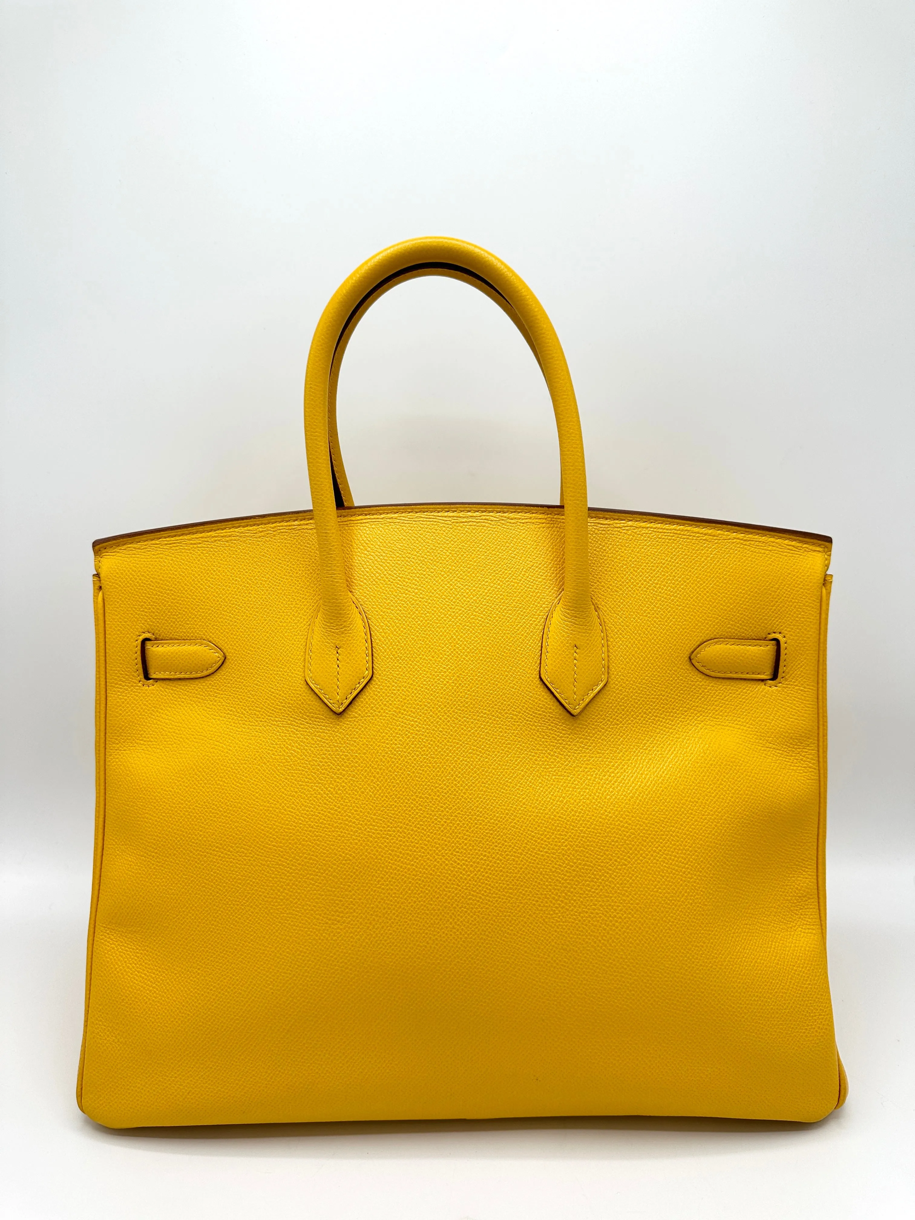 SOLD ON LAYAWAY (Total Price 8200) Jaune Yellow Epsom GHW Birkin 35