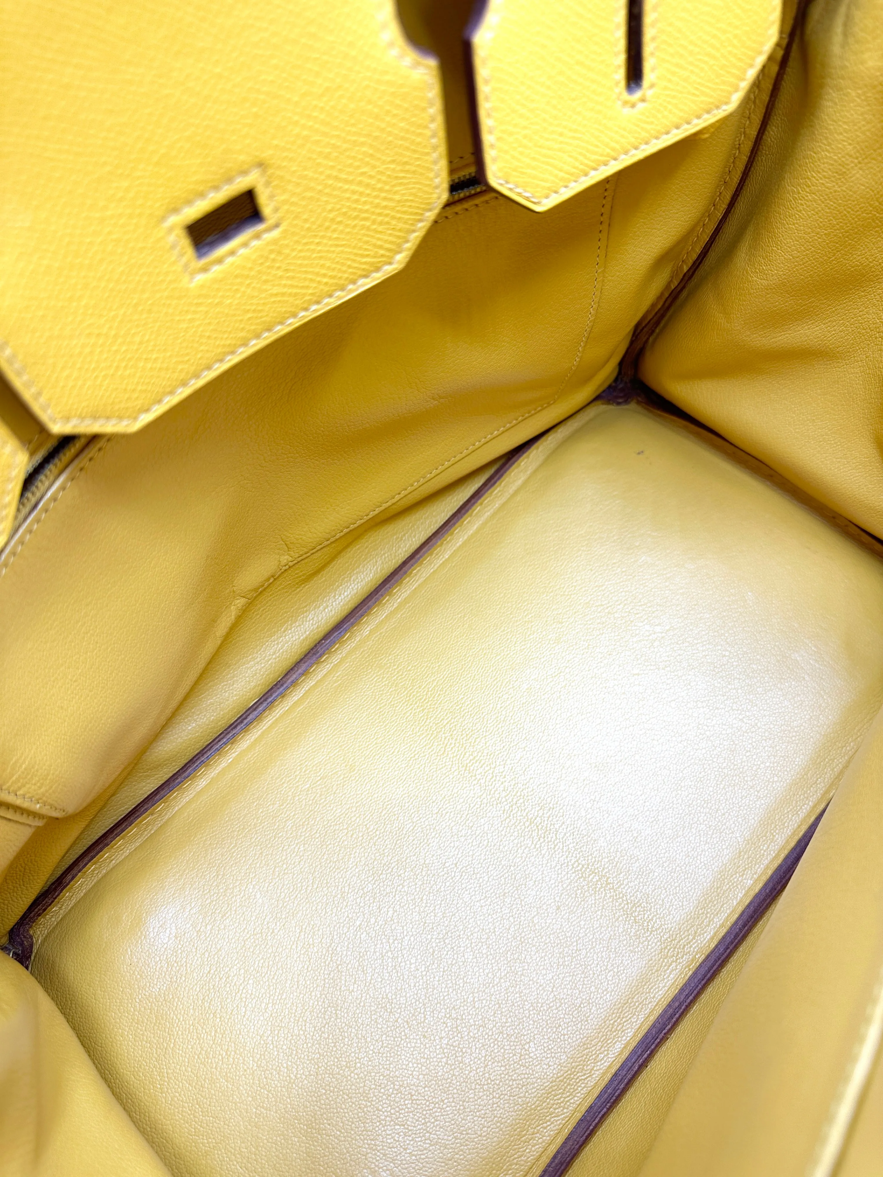 SOLD ON LAYAWAY (Total Price 8200) Jaune Yellow Epsom GHW Birkin 35