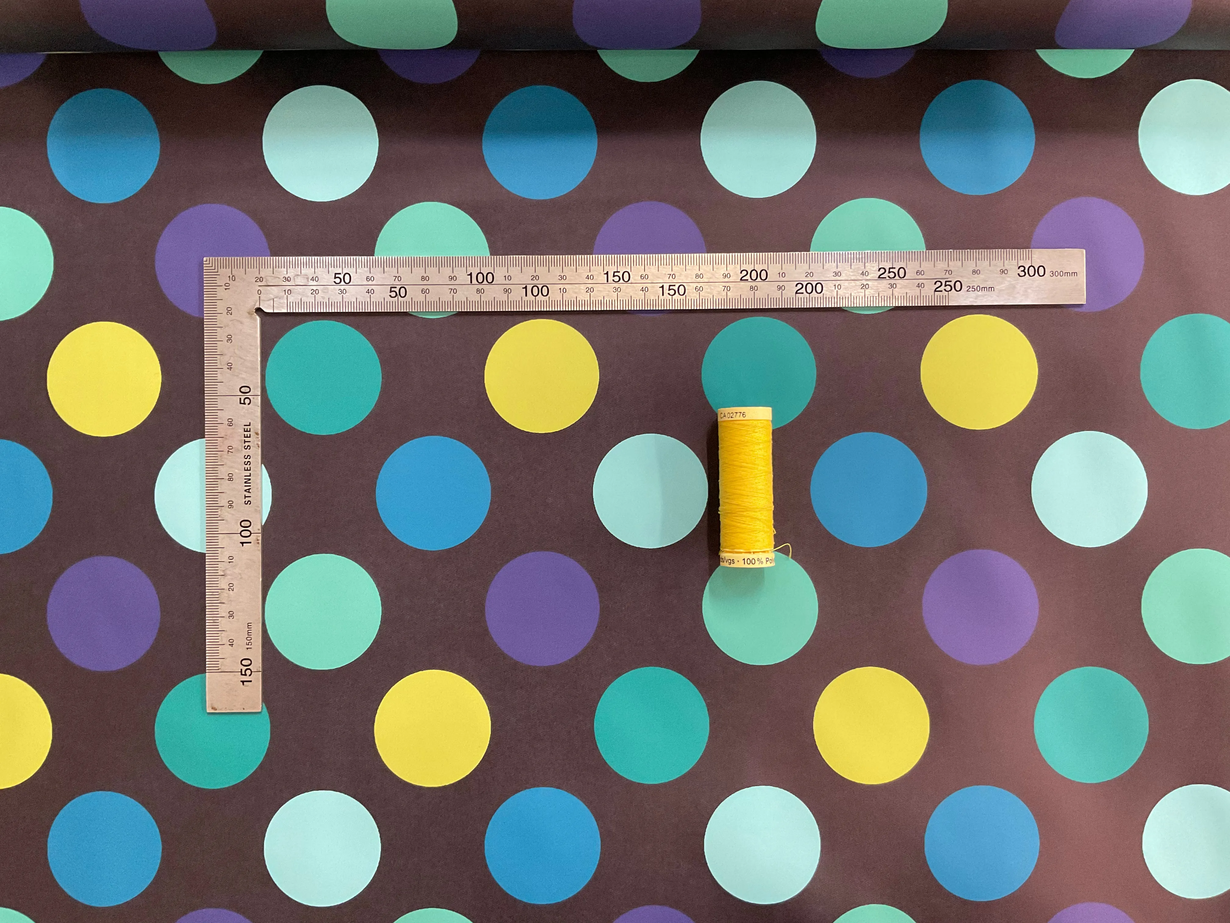 Spotty PU Raincoat Fabric