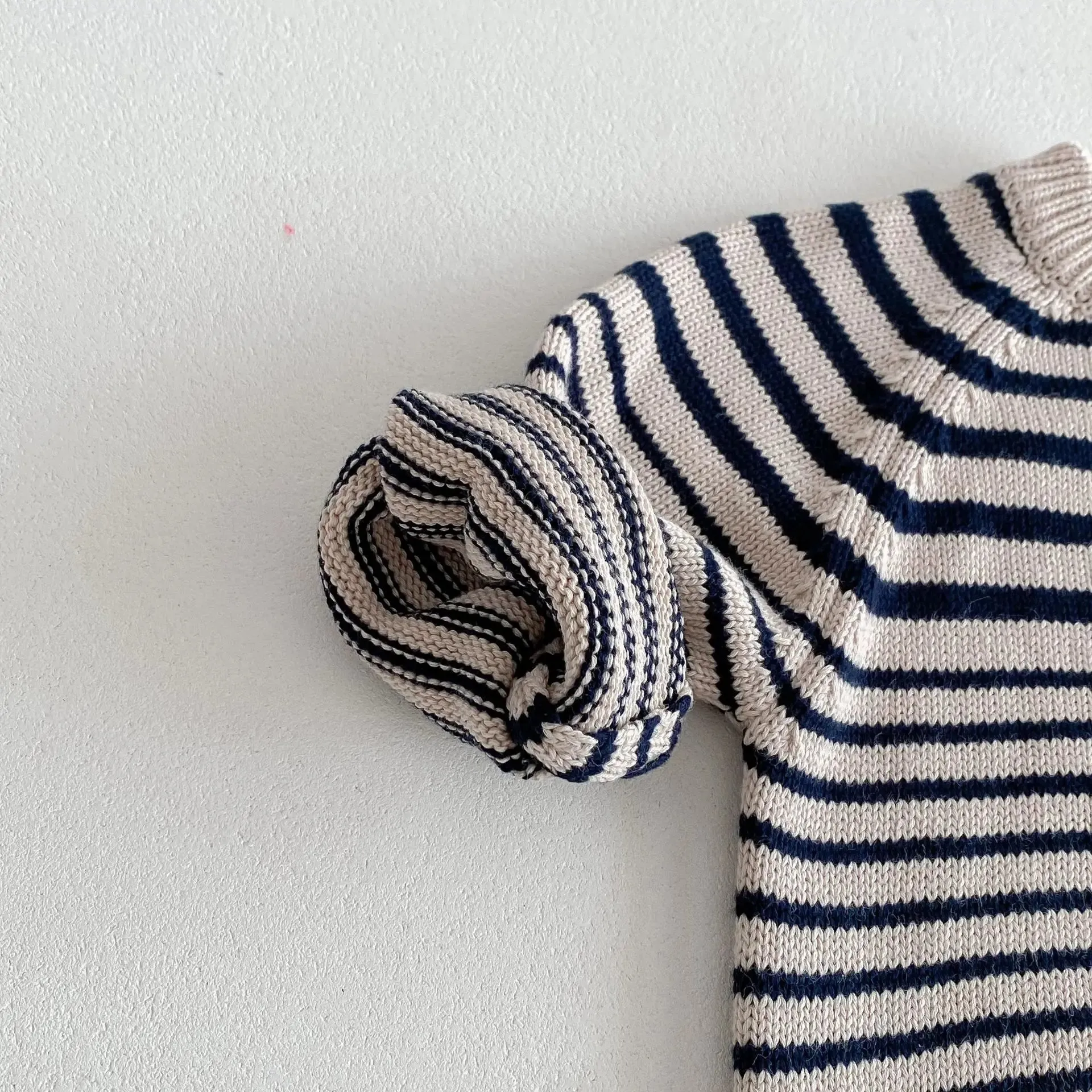 Striped Unisex Long-Sleeved Sweater