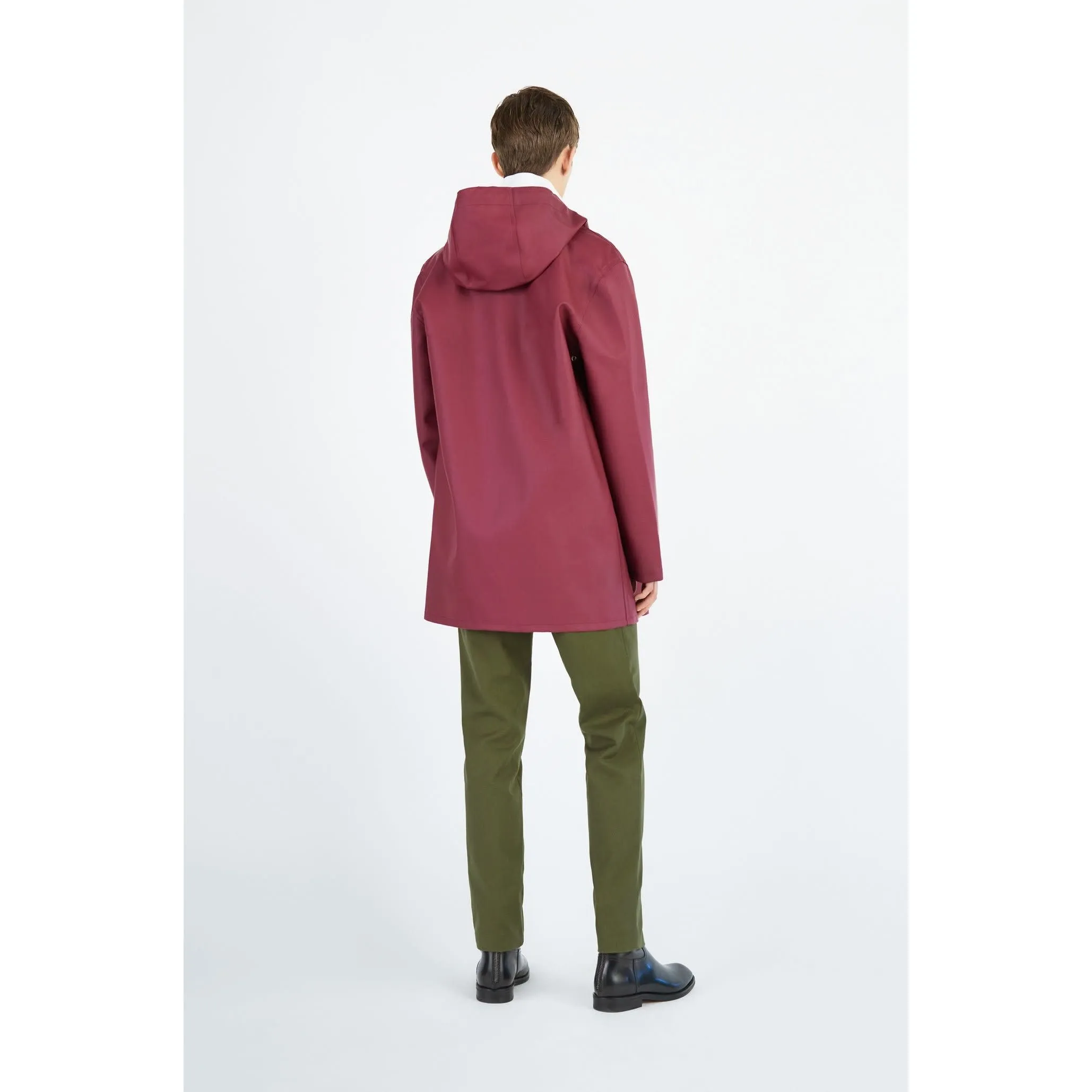 Stutterheim Stockholm Raincoat Unisex Burgundy | Buy Stutterheim Stockholm Raincoat Unisex Burgundy here | Outnorth