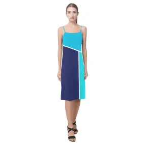 tri colored dress Alcestis Slip Dress (Model D05)