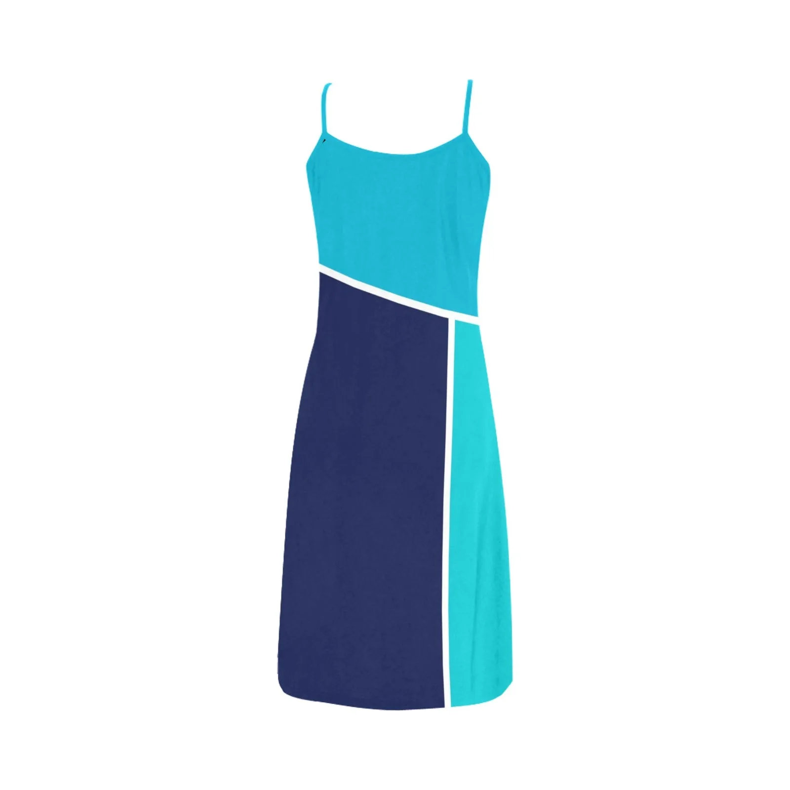 tri colored dress Alcestis Slip Dress (Model D05)