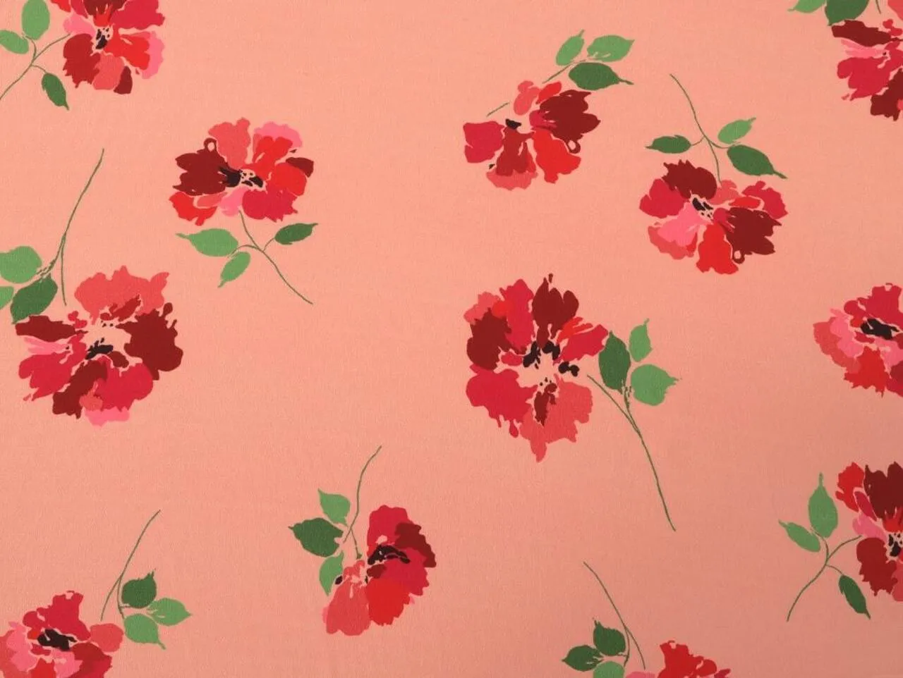 Viscose Crepe - Pinkie Floral - Fabric Godmother