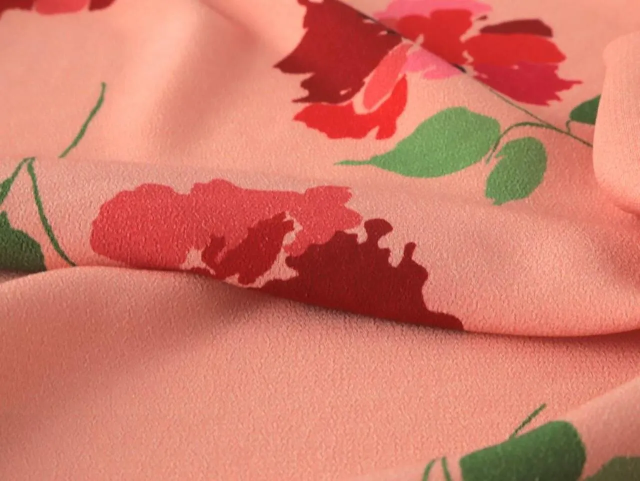 Viscose Crepe - Pinkie Floral - Fabric Godmother