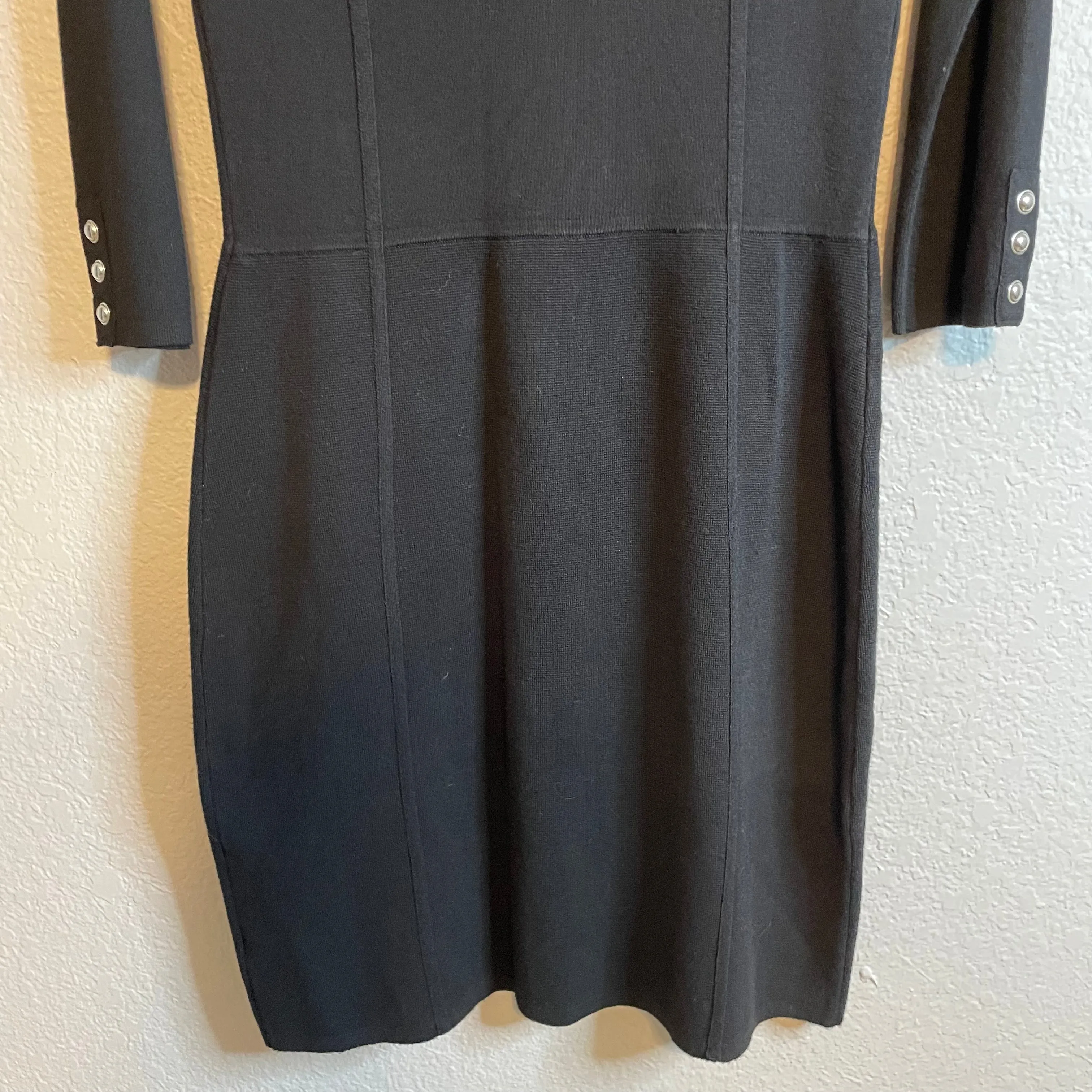 Wide Neck Sweater Dress