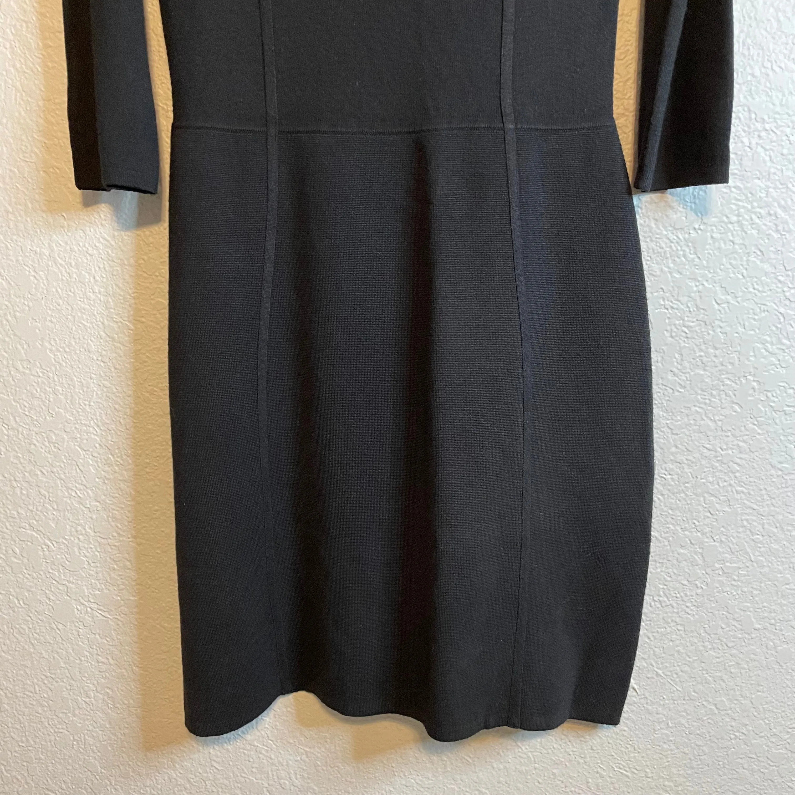 Wide Neck Sweater Dress